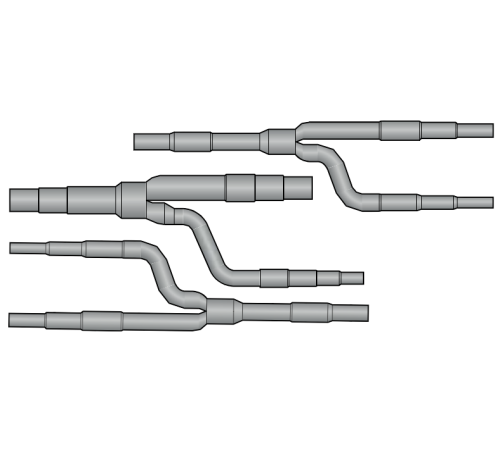 Комплект разветвителей Lessar LZ-VUR45hr