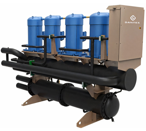 Чиллер с водяным охлаждением Dantex DN-480JСVWFL/SF