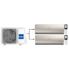Мульти сплит-система на 2 комнаты Haier Flexis Super Match 2U40S2SM1FA/AS25S2SF2FA-G*2шт