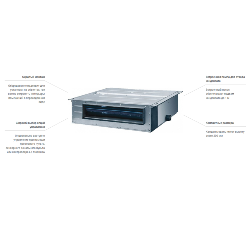 Канальная VRF система Lessar LSM-AH22DYA2