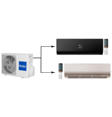 Мульти сплит-система на 2 комнаты Haier Flexis Super Match 2U40S2SM1FA/AS25S2SF1FA-G/AS25S2SF1FA-B