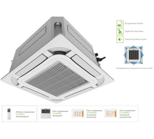 Кассетная VRF система Lessar LSM-AH45B8CUA2/LZ-VB4CUB5