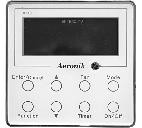 Кассетный фанкойл до 8 кВт Aeronik AFP 140 XD/B-T с панелью TB03 (8,0 кВт)