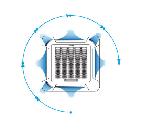 Кассетный фанкойл до 12 кВт Lessar LSF-1200BM42/LZ-FPB2