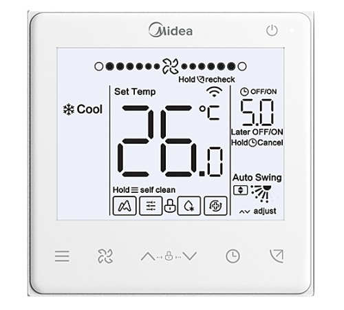 Пульт Midea WDC3-86S