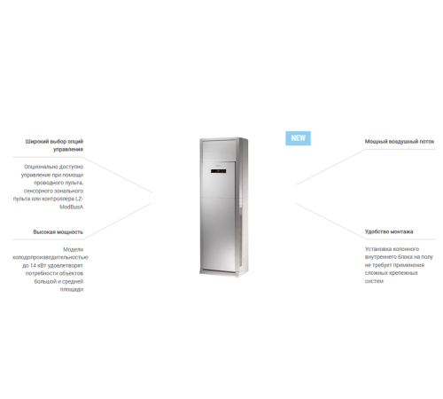 Колонный блок VRF системы Lessar LSM-AH100SUA2