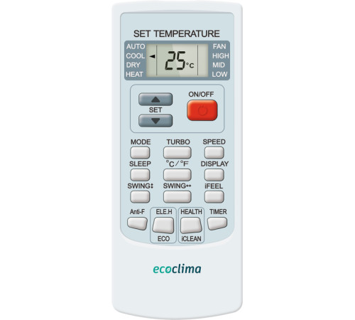 Кондиционер Ecoclima Frost Line ECW-AX09/FB-4R1 / EC-AX09/F-4R1