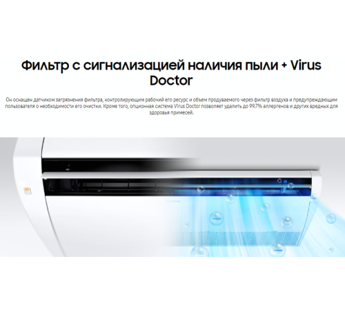 Напольно-потолочный кондиционер Samsung AC100MNCDKH/EU/AC100MXADNH/EU 3 ф.