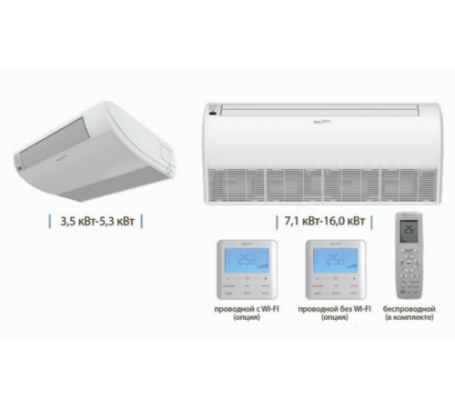Напольно-потолочный кондиционер Aeronik U-Match ASI-ATH85ZD1 A-S/ASO-AGUHN85W1