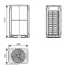Наружный блок VRF системы Systemair SYSVRF2 M 280 AIR EVO HR R