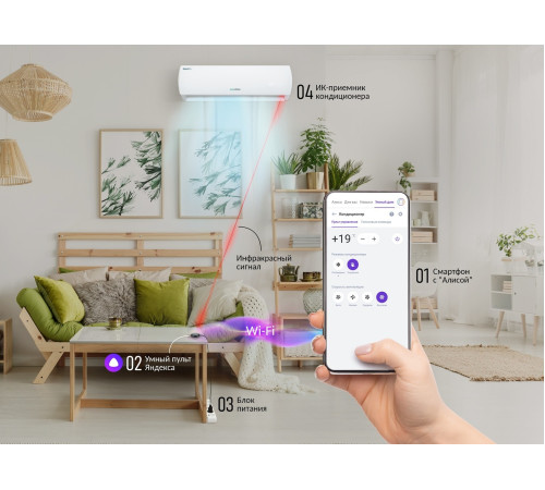 Кондиционер AUX Q Smart ASW-H09A4/HA-R2DI/AS-H09A4/HA-R2DI