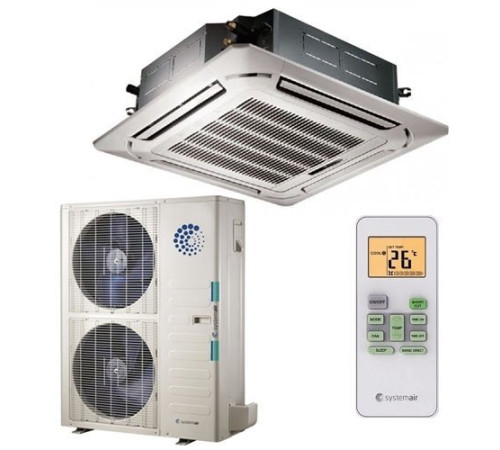 Кассетный кондиционер Systemair SYSPLIT CASSETTE 48 EVO HP R