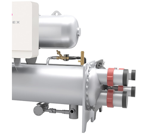 Чиллер с водяным охлаждением Dantex DN-1480VSCWE/SM