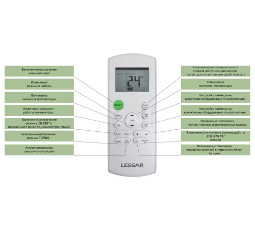 Кондиционер Lessar Amigo LS-HE12KRE2A/LU-HE12KRE2A