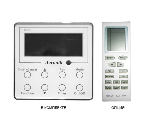 Кассетный фанкойл до 3.5 кВт Aeronik AFP 68 XD-E (AT02)