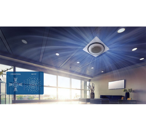 Стильный кассетный кондиционер для дома Samsung AC071MN4PKH/EU/AC071MXADKH/EU