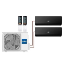 Мульти сплит-система на 2 комнаты Haier Flexis Super Match 2U40S2SM1FA/AS25S2SF2FA-B/AS35S2SF2FA-B