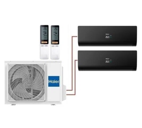 Мульти сплит-система на 2 комнаты Haier Flexis Super Match 2U40S2SM1FA/AS25S2SF2FA-B/AS35S2SF2FA-B