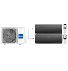 Мульти сплит-система на 2 комнаты Haier Flexis Super Match 2U40S2SM1FA/AS25S2SF2FA-B*2шт