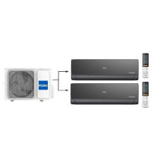 Мульти сплит-система на 2 комнаты Haier Lightera 2U40S2SM1FA/AS09NS6ERA-B*2шт
