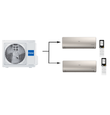 Мульти сплит-система на 2 комнаты Haier Leader Super Match 2U50S2SM1FA-3/AS35S2SF2FA-G*2шт