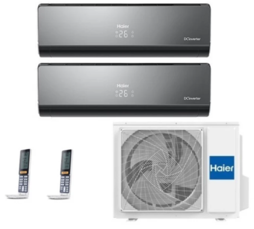 Мульти сплит-система на 2 комнаты Haier Lightera Super Match 2U40S2SM1FA/AS09NS6ERA-B /AS12NS6ERA-B