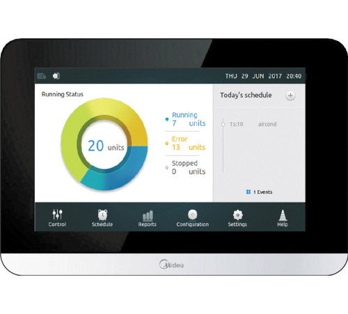 Пульт Midea CCM-180A/BWS(A)
