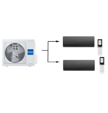 Мульти сплит-система на 2 комнаты Haier Leader Super Match 2U50S2SM1FA-3/AS35S2SF2FA-B*2шт