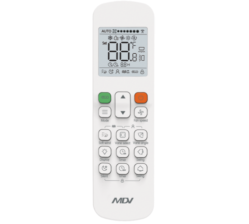 Кассетный фанкойл до 5 кВт Mdv MDKC-V400R-B/MBQ1-01D