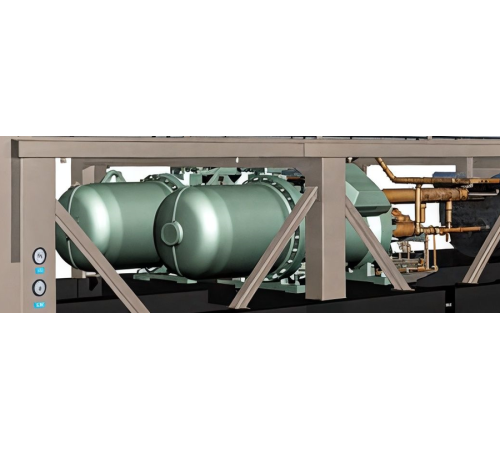 Чиллер с воздушным охлаждением Dantex DN-1400BGMTC/SM