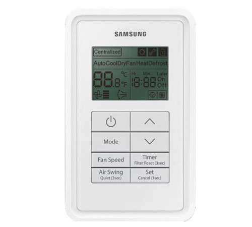 Проводной пульт индивидуального управления, групповое управление до 16 ERV Samsung MWR-VH12N