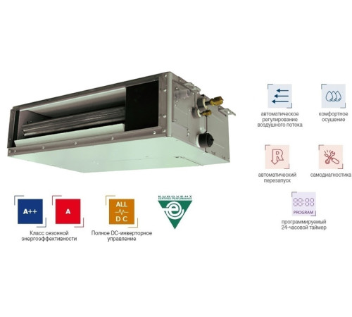 Канальная VRF система Fujitsu ARXK009GLGH