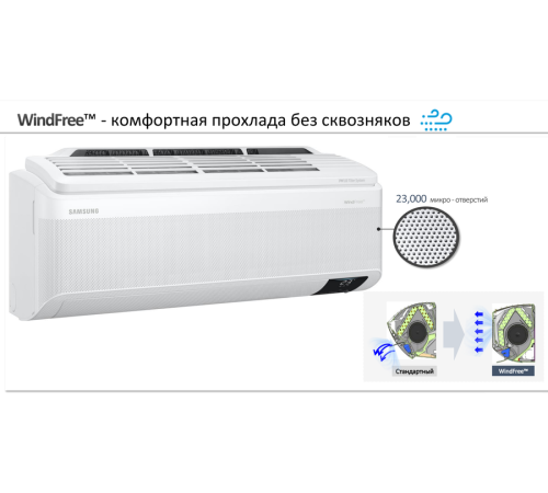 Кондиционер Samsung Wind Free Mass Geo AR12BSFAMWKNER