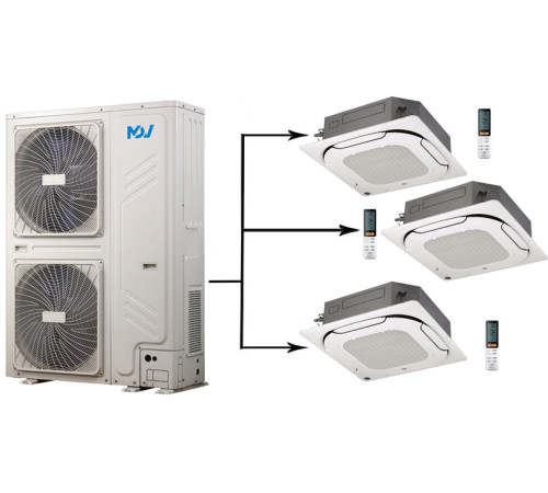 Кассетная мульти-сплит система Mdv MDQ4A-48HRAN1/MDQ4A-48HRAN1/MDOUB-96HD1N1