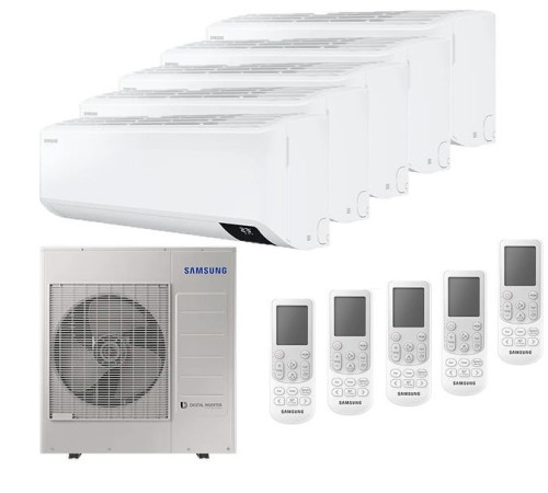Мульти сплит-система на 5 комнат Samsung Free Match AJ100TXJ5KH/EA/AJ025TNTDKH/EA*5