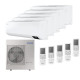 Мульти сплит-система на 5 комнат Samsung Free Match AJ100TXJ5KH/EA/AJ025TNTDKH/EA*5