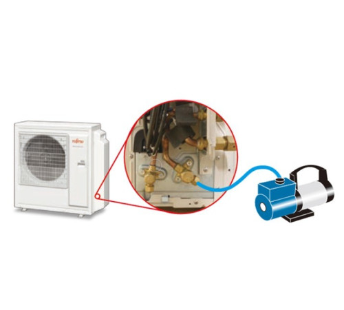 Внешний блок мульти сплит-системы на 5 комнат Fujitsu Free match  AOYG36KBTA5