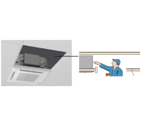 Кассетный внутренний блок мульти сплит-системы Fujitsu AUXG18KVLA/UTGUFYFW