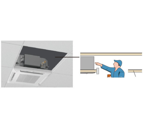 Кассетный внутренний блок мульти сплит-системы Fujitsu AUXG24KVLA/UTGUFYFW