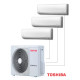 Внешний блок мульти сплит-системы на 3 комнаты Toshiba RAS-3M18G3AVG-E