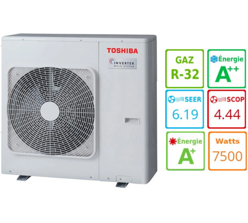 Внешний блок мульти сплит-системы на 3 комнаты Toshiba RAS-3M26G3AVG-E