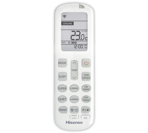 Настенный внутренний блок мульти-сплит системы Hisense Premium AMS-12UR4SVETG67(R) SILVER FM R32