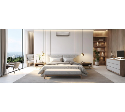 Настенный внутренний блок мульти-сплит системы Gree Airy GWH09AVCXB-K6DNA1B/I (champagne)