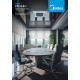Кассетный кондиционер Midea MCA4U-18HRFNX-Q(GA)/MOA1U-18FRN8G1/T-MBQ4-03AWD