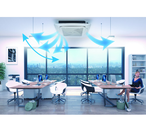 Кассетный кондиционер Haier AB105F2LR1FA/1U105F2LQ1FB