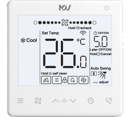 Кассетный фанкойл до 8 кВт Mdv MDVFN-700C4VFEA/MDV-MBQ4-8PC